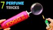 7 Awesome Perfume Tricks YOU CAN DO IT YOUR SELF   Science Experiments With PerfumE