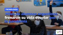 Miles de alumnos argentinos frenaron su vida escolar por la pandemia