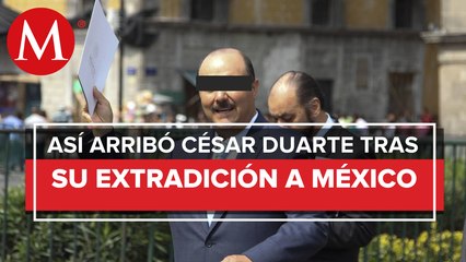 César Duarte, ex gobernador de Chihuahua, llega a México tras extradición