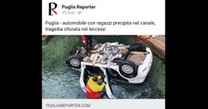 Incidente tra Melendugno ed Otranto: auto cade nel canale. I dettagli su www.pugliareporter.com