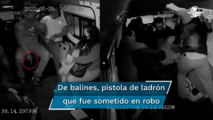 Ladrón sometido por pasajeros intentó asaltar combi con pistola de balines