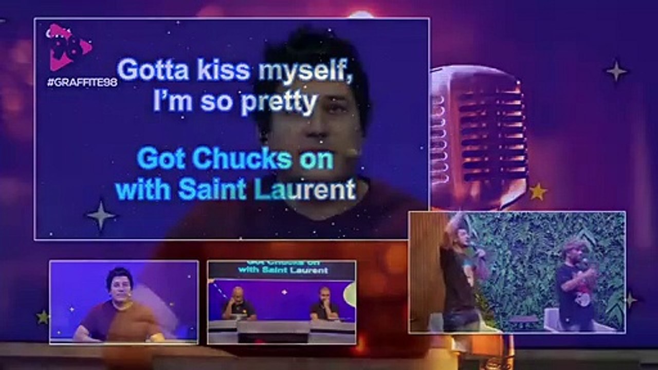 Graffite98 | Karaokê do Mazzi e Meiroca - Uptown Funk ft. Bruno Mars - Mark Ronson