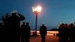 The Bognor Regis beacon lighting ceremony