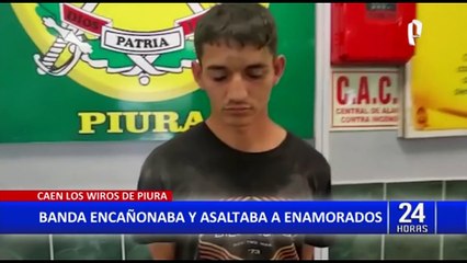 Piura: Capturan peligrosa banda criminal que asaltaba a bordo de motocicletas