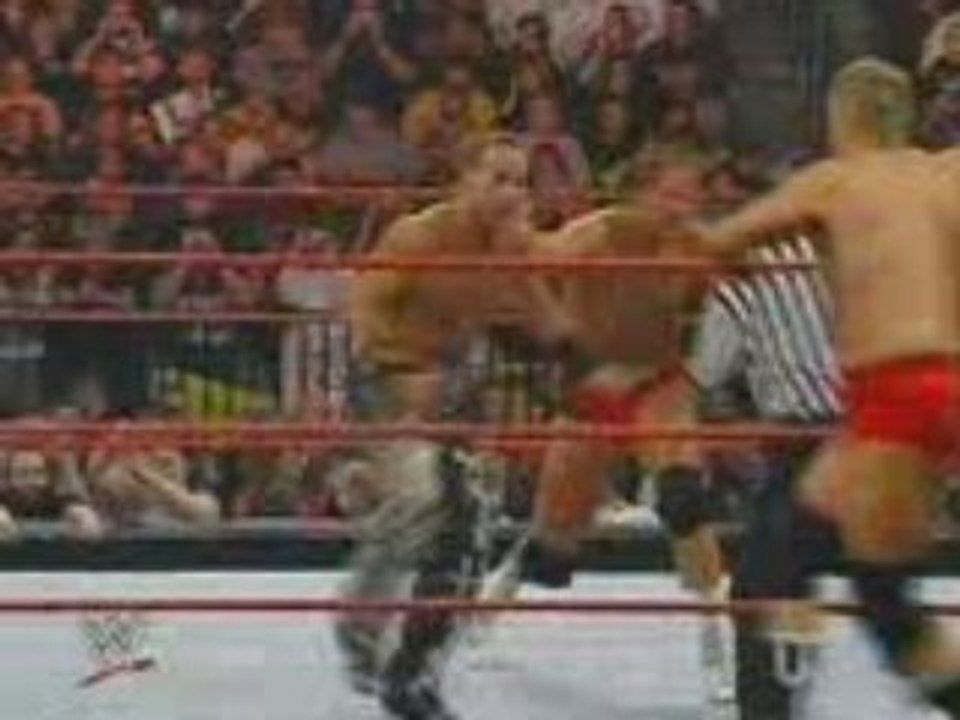 Raw03 03 08 HBK et Ric Flair Vs Lance Cade et Trevor Murdoch