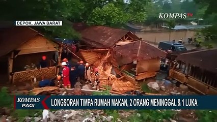 Turap Longsor Timpa Rumah Makan di Depok, 2 Pengunjung Tewas