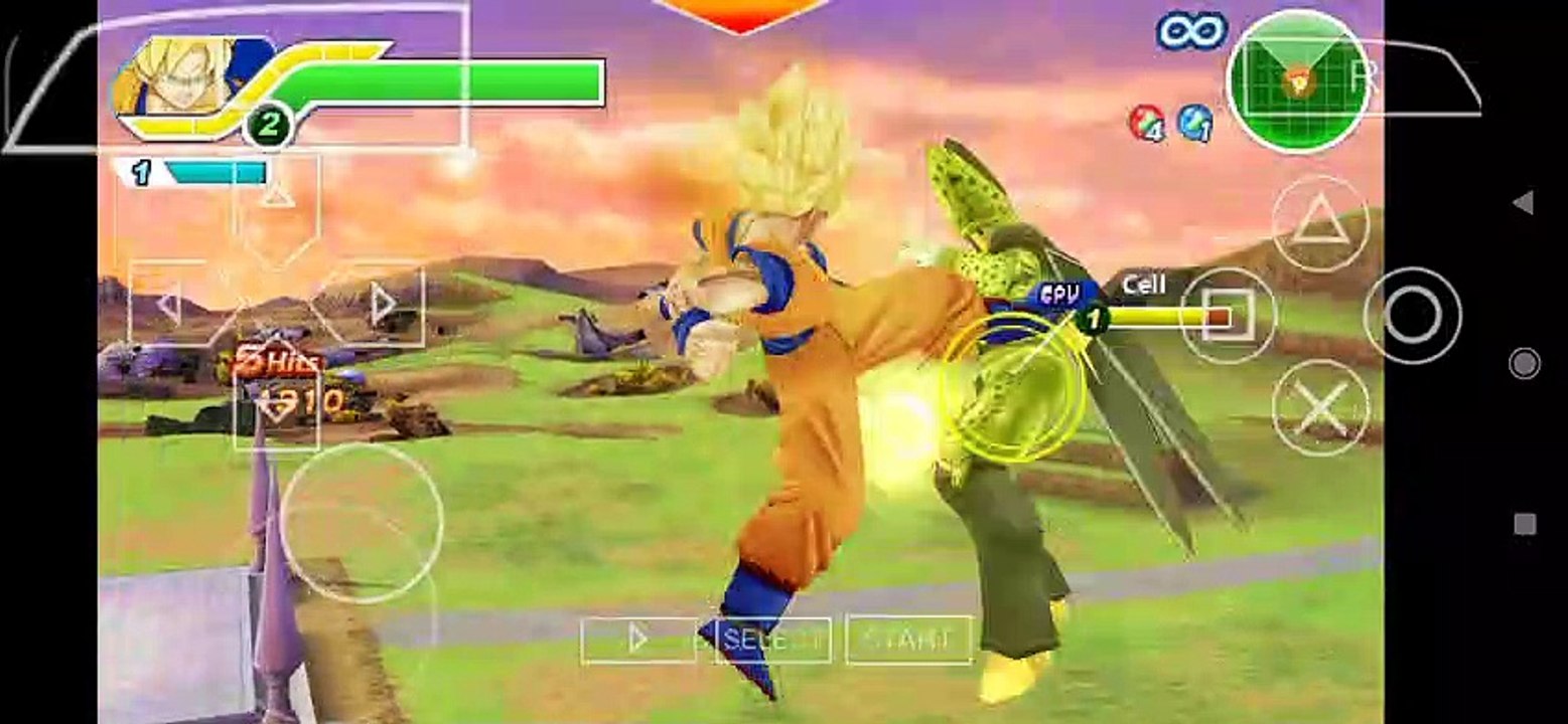 Dragon Ball Z Tenkaichi Tag Team:Goku vs Cell
