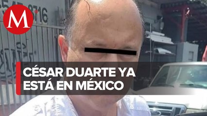 FGR entrega a autoridades de Chihuahua a César Duarte