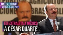 Vuelo de César Duarte, ex gobernador de Chihuahua, llega al AICM