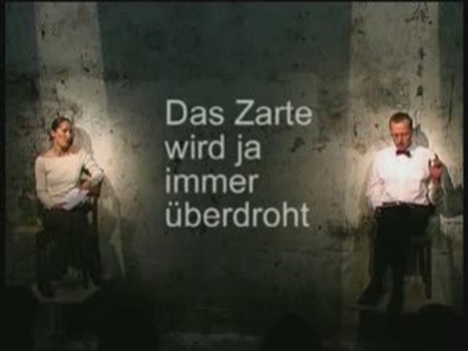 Theater Stadthirsch das Zarte wird ja immer überdroht