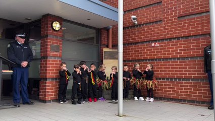 Aboriginal flag raising at Tamworth Police Station - Northern Daily Leader - 3/6/2022