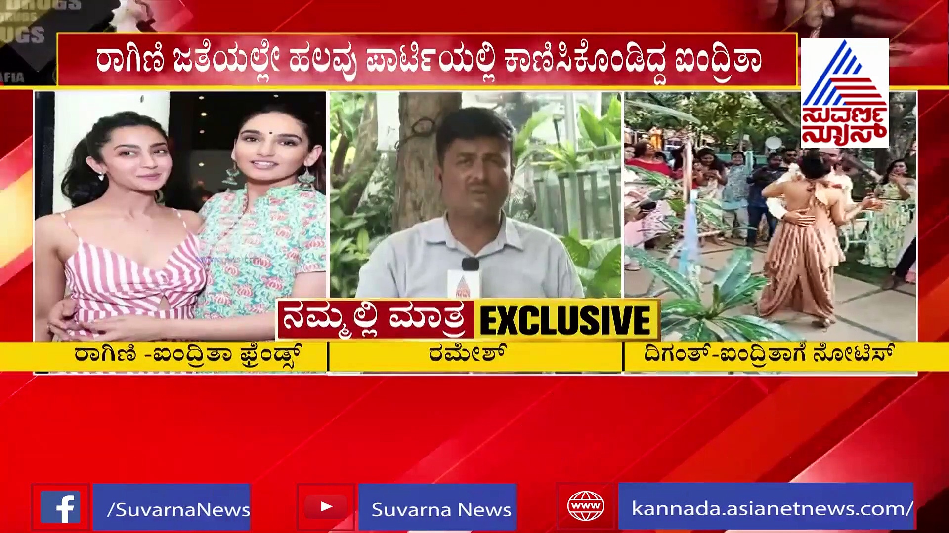 ಐಂದ್ರಿತಾಗೆ ಮುಳುವಾಯ್ತಾ ರಾಗಿಣಿ ಸ್ನೇಹ...?