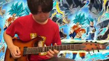 Dragon Ball Z Dokkan Battle OST Guitar Cover-INT Exchange SSB Goku & Vegeta intro Theme