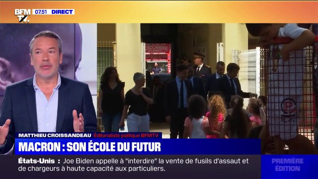 Le projet d'école du futur d'Emmanuel Macron