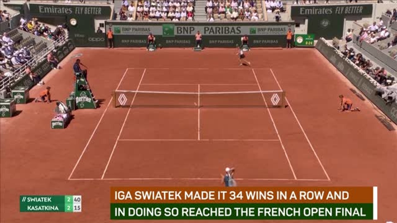 Day 12 Review - Swiatek to face Gauff in Roland Garros final