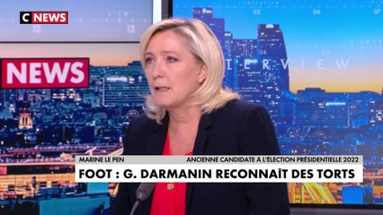 Marine Le Pen : «Un ministre ne peut pas mentir comme l'a fait Gérald Darmanin»