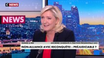 Marine Le Pen : «Eric Zemmour est pour un rétrécissement majeur de notre protection sociale»