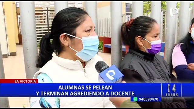 La Victoria: alumnas se pelean y terminan golpeando a profesor que intentó separarlas