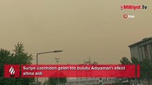 Toz bulutu Adıyaman'ı etkisi altına aldı! 17 kent için alarm