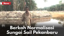 Berkah Normalisasi Sungai Sail Pekanbaru, Pemancing Panen Ikan