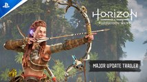 Tráiler de lanzamiento de Horizon: Forbbiden West: así es la actualización 1.14 con New Game 