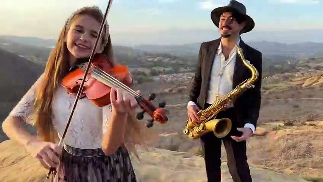 Viva La Vida - Coldplay - Karolina Protsenko & Daniele Vitale Sax - Violin Cover