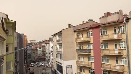 İç Anadolu'da toz taşınımı etkili oldu