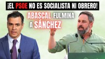 Santiago Abascal (VOX) fulmina a Pedro Sánchez en Cataluña: “El PSOE ni es obrero ni es español”