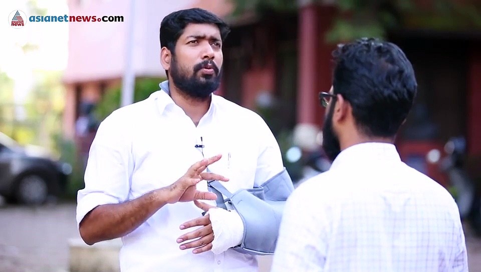 പൊലീസ് ലാത്തിച്ചാര്‍ജില്‍ നേതാവിനെ തല്ലാന്‍ പാടില്ലേ? മറുപടിയുമായി കെ എം അഭിജിത്ത്