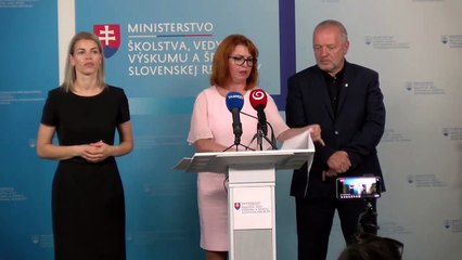 TK štátneho tajomníka MŠVVaŠ SR I. Husára a hlavnej kontrolórky športu