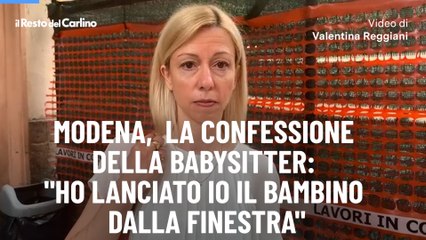 Modena,  la confessione della babysitter: "Ho lanciato io il bambino dalla finestra"