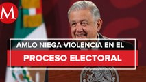 AMLO descartó que no hay indicios de violencia para las elecciones del 5 de junio