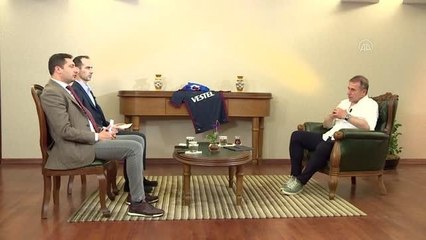 Trabzonspor Teknik Direktörü Abdullah Avcı, AA Spor Masası'na konuk oldu (1)