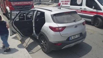 İki otomobilin çarpıştığı kazada bir kişi yaralandı