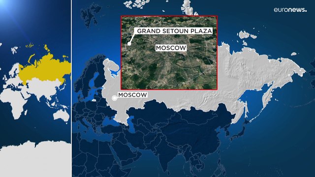 Крупный пожар в бизнес-центре в Москве потушен