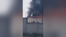 Niğde'de Bor Organize Sanayi Bölgesi'ndeki Geri Dönüşüm Fabrikasında Yangın Çıktı