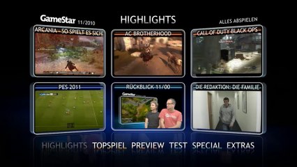 Video-Highlights 11/2010 - Die Highlights der GameStar-DVD