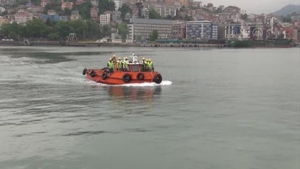 ZONGULDAK - Petrol kaynaklı deniz kirliliği riskine karşı tatbikat gerçekleştirildi