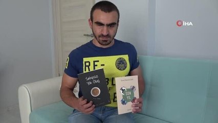 Göremediği dünyayı 104 sayfaya sığdırdı: 22 yaşındaki görme engelli genç ikinci kitabını çıkarttı