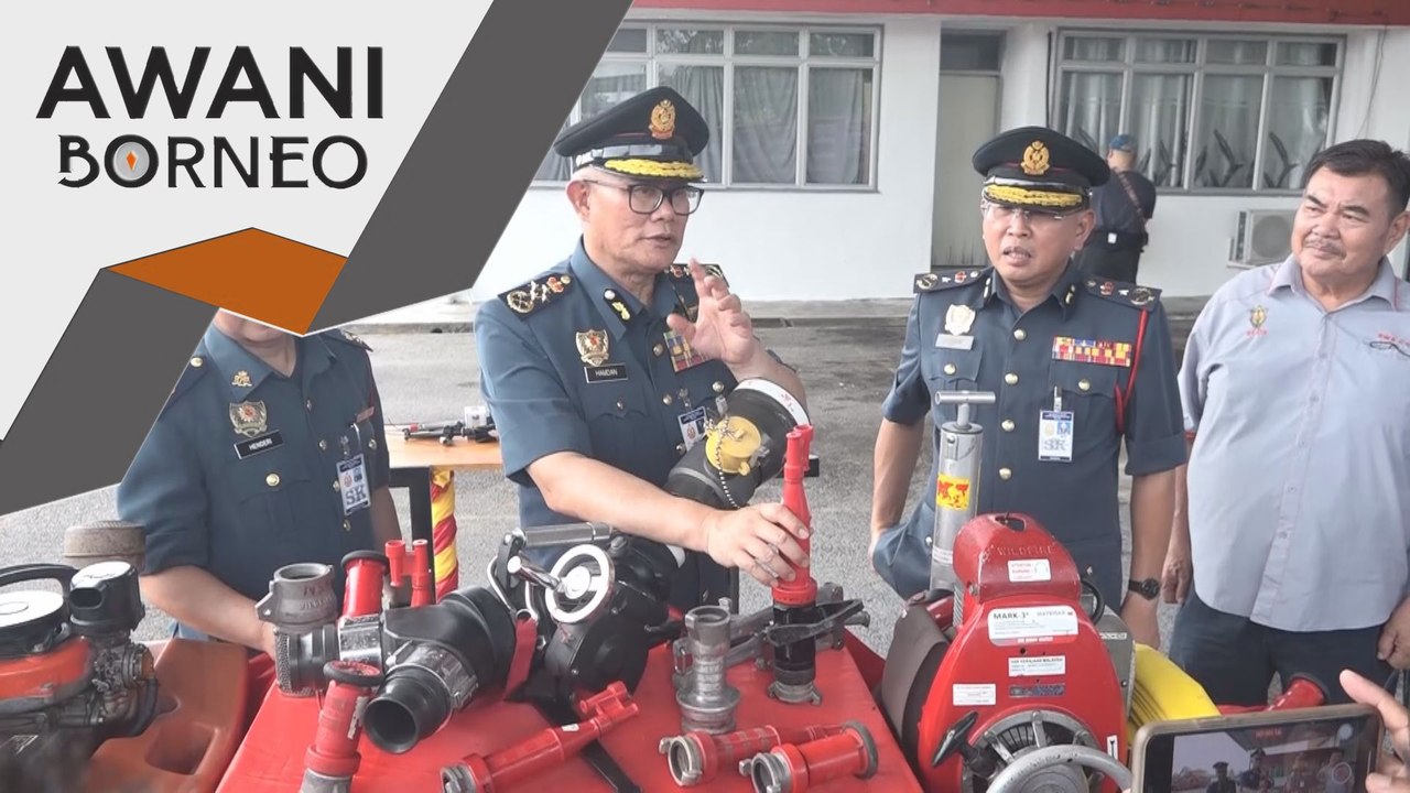 Kebakaran Hutan | JBPM Sarawak guna peralatan pemadam baharu