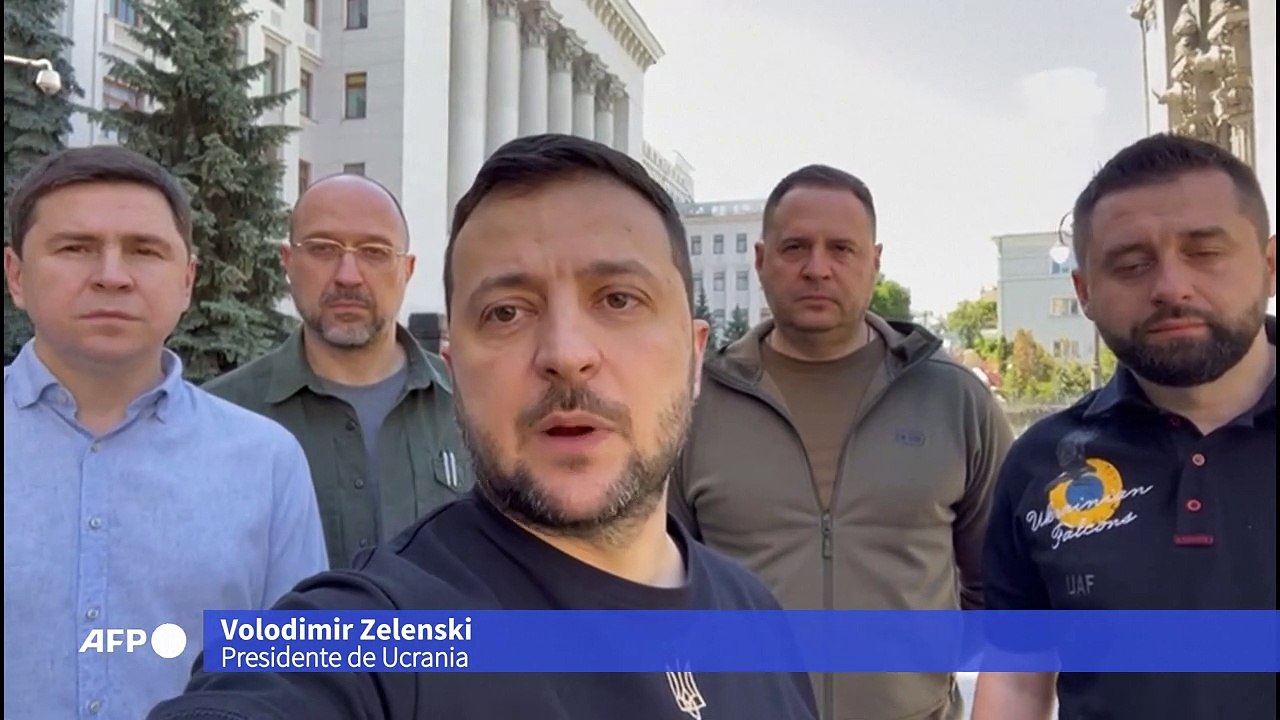 "La victoria será nuestra", dice Zelenski al cumplirse 100 días de invasión rusa de Ucrania