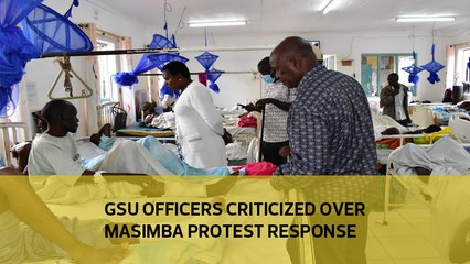 GSU officers criticized over Masimba protest response
