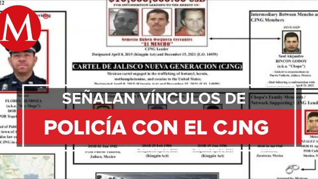 Gobierno de EU pone en su lista negra a jefe de policía en Jalisco