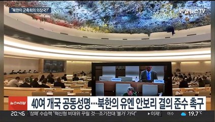 의장국 북한 성토한 유엔 군축회의…"무모한 행동 우려"