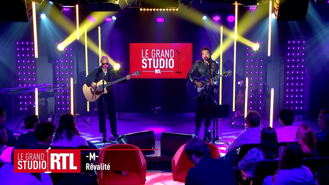 M interprète "Rêvitalité" dans "Le Grand Studio RTL"