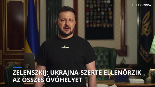 Nincs elég óvóhely Kijevben, Zelenszkij a városvezetést okolja a hiányosságokért