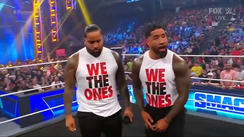 Jimmy Uso attacks Roman Reigns during WWE Smackdown 6/2/23