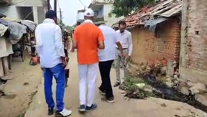 सफाई कार्य का आयोग अध्यक्ष बिसेन ने किया निरीक्षण