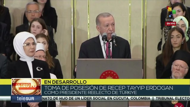 Presidente Erdoğan agradece a su homólogo Nicolás Maduro la asistencia a su investidura