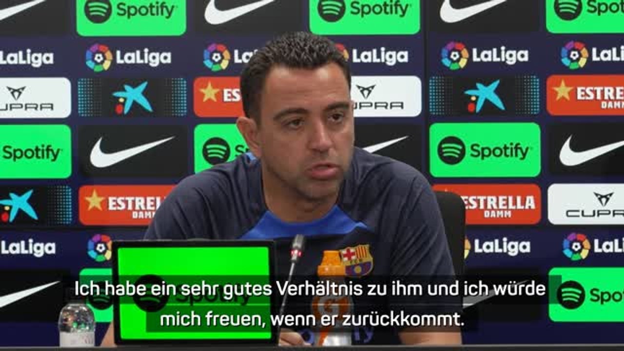 Xavi zu Messi-Deal: 'Habe mit ihm gesprochen'